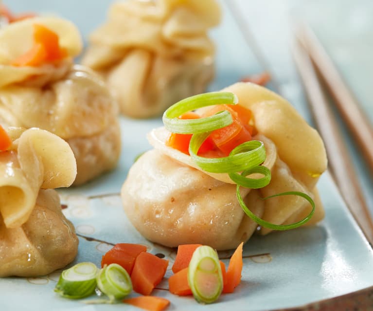 Dim Sum "Shumai" végétariens (raviolis chinois) 