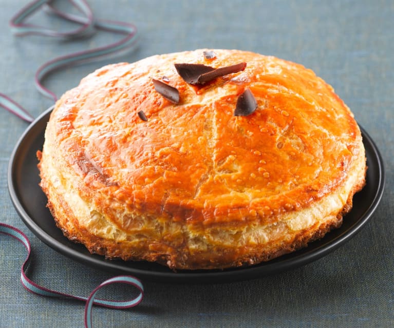 Galette des rois aux poires et au chocolat