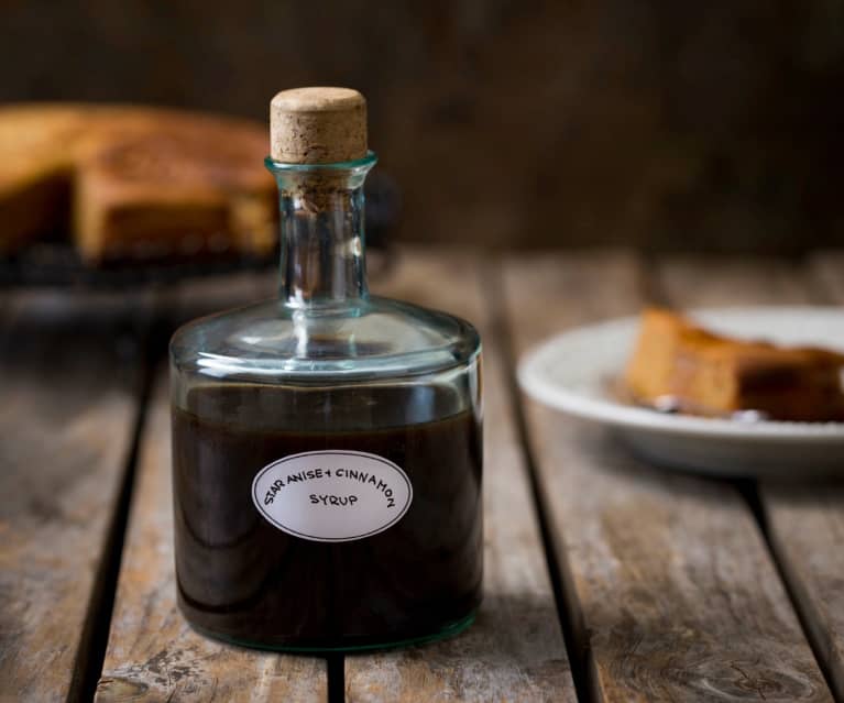 Star anise and cinnamon syrup