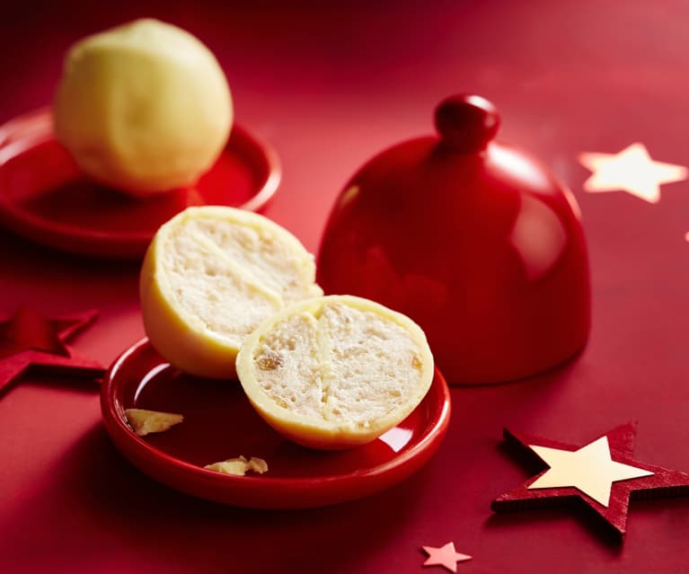 Boules de Noël, chocolat blanc et banane - Cookidoo® – the