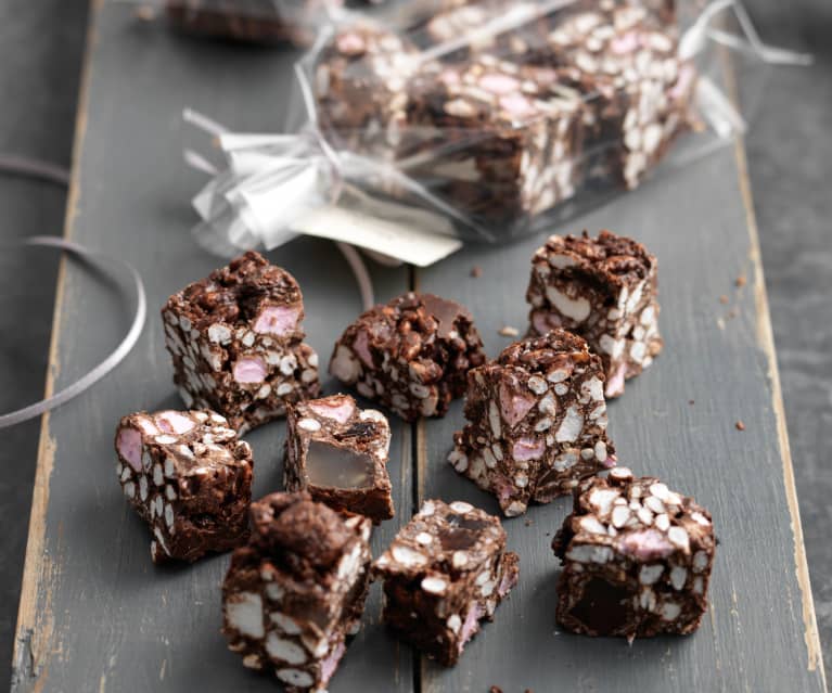 Rocky Road with Turkish Delight Pieces