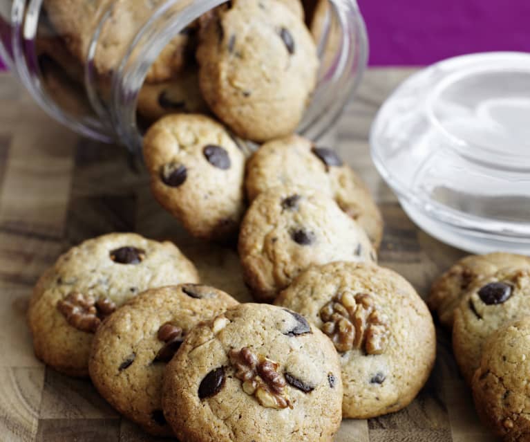 Cookies de chocolate y nuez