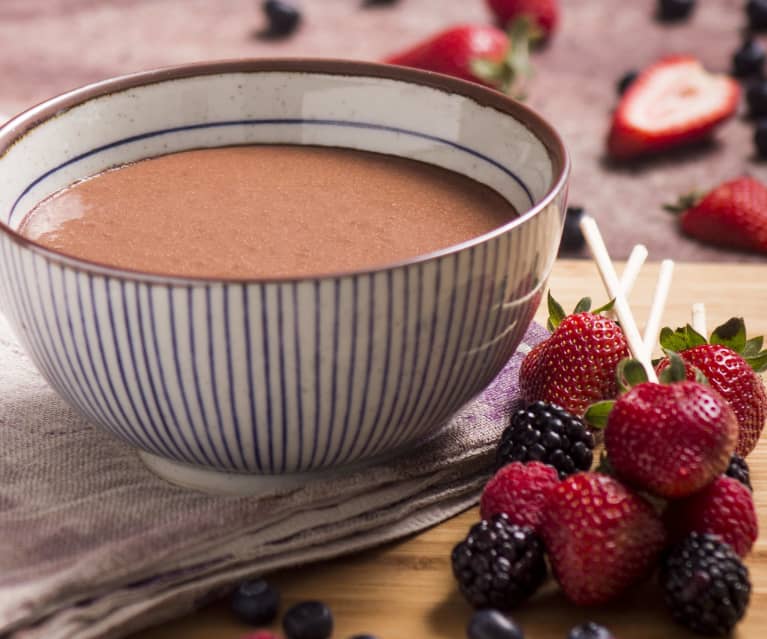 Fondue de chocolate - Recetas Thermomix