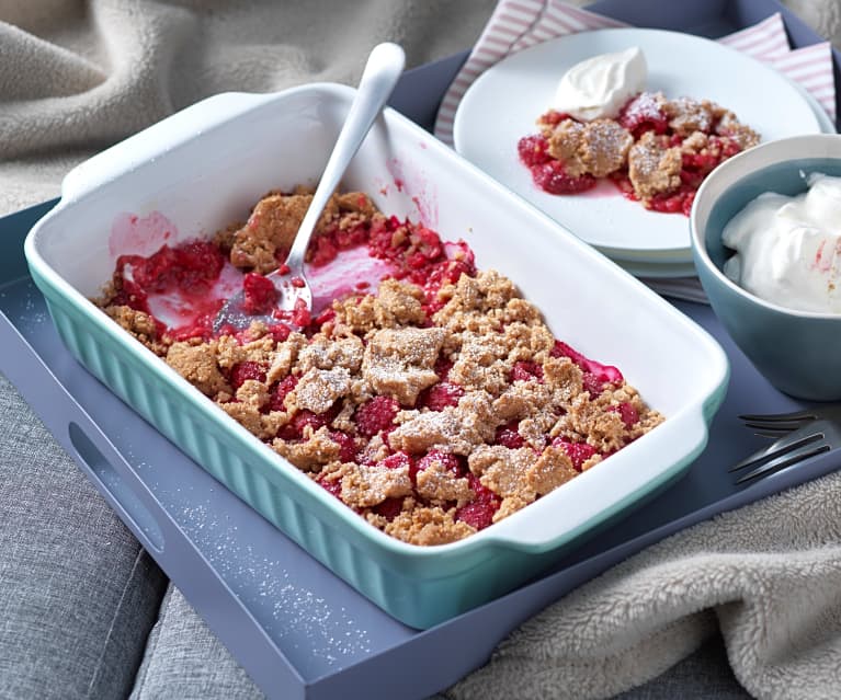 Blitz-Beeren-Crumble