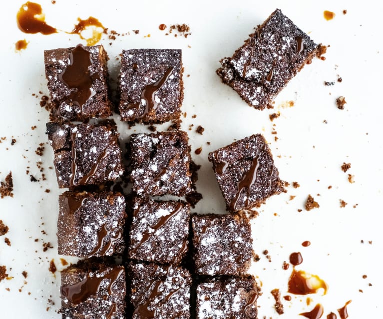 Brownie chocolat caramel au beurre salé : Il était une fois la