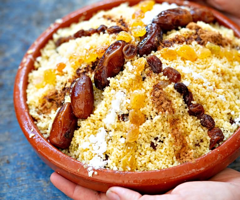 Masfouf (graines de couscous aux fruits secs)