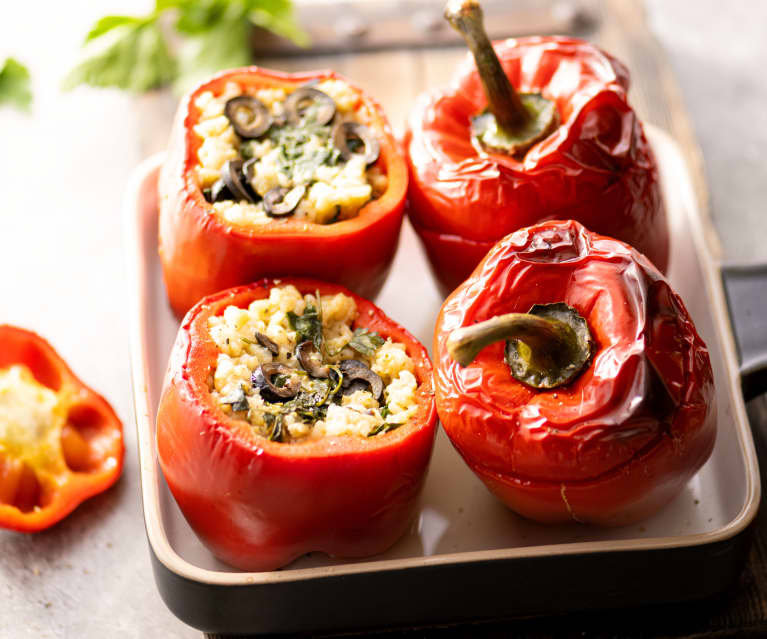 Rice and Parsley Stuffed Peppers