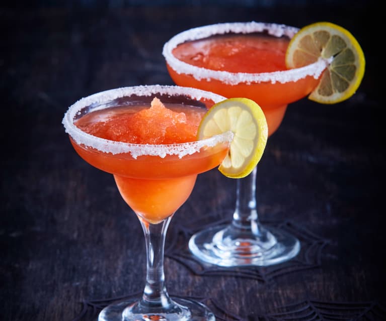 Margarita de naranja y sangre