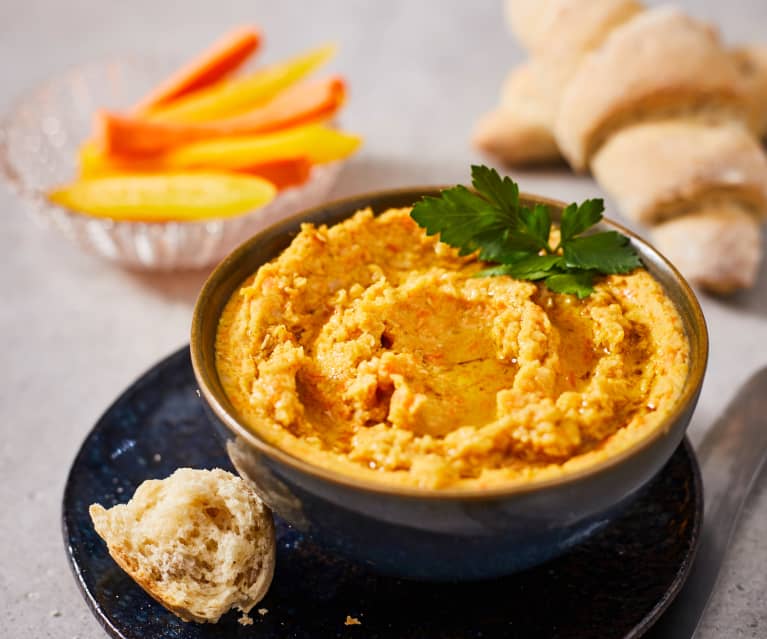 Hummus de zanahoria