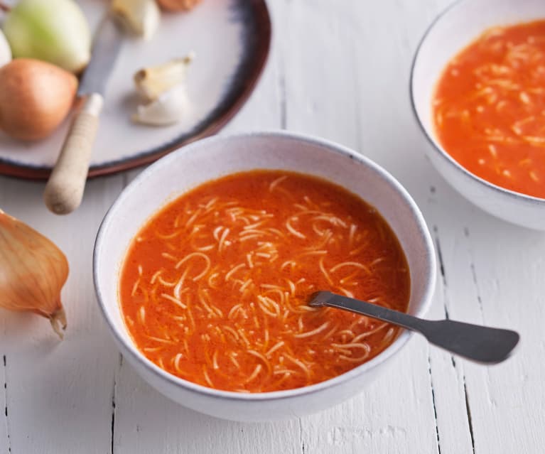 Tomaten-Nudel-Suppe (XXL)