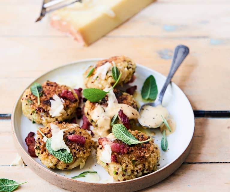 Croquettes de céréales au beaufort