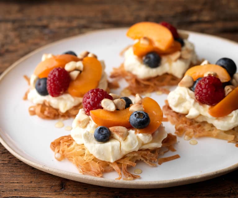 Orange Honey Cheesecake Phyllo Cups - Cookidoo® – the official