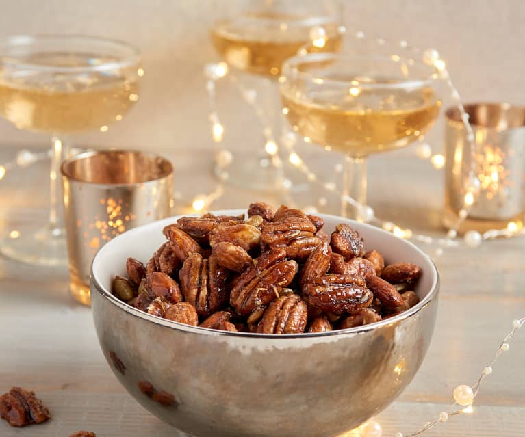 Spicy Rosemary Mixed Nuts