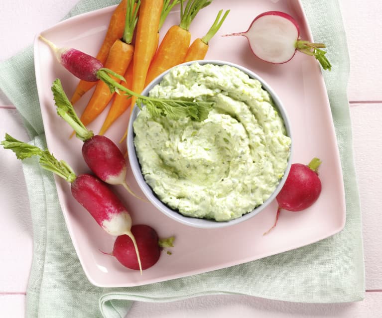 Fava Bean and Goat Cheese Dip