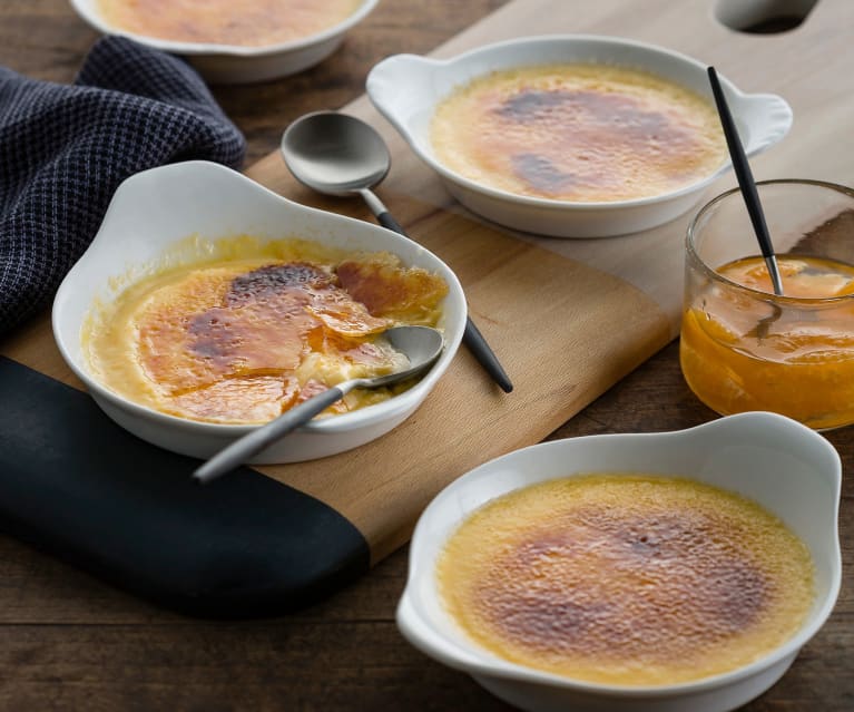 Mandarin crème brûlée