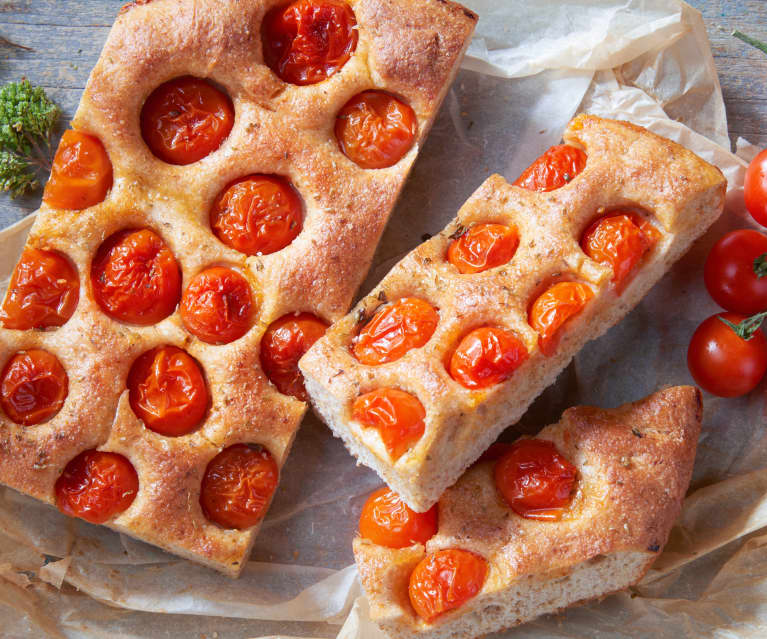 FOCACCIA CON POMODORINI FORMATO TEGLIA 8 x 750g