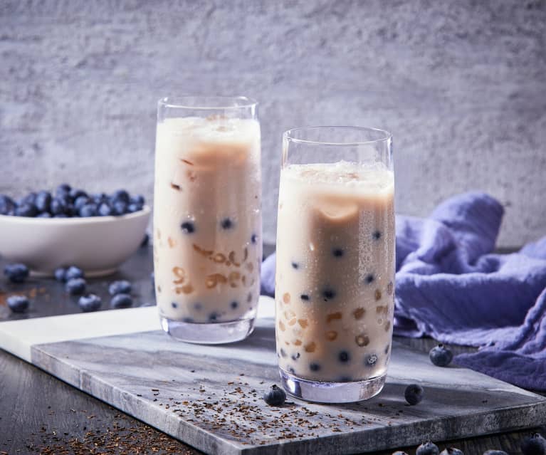 Blueberry Iced Latte