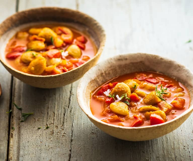 Mijoté d'haricots blancs et patates douces : recette