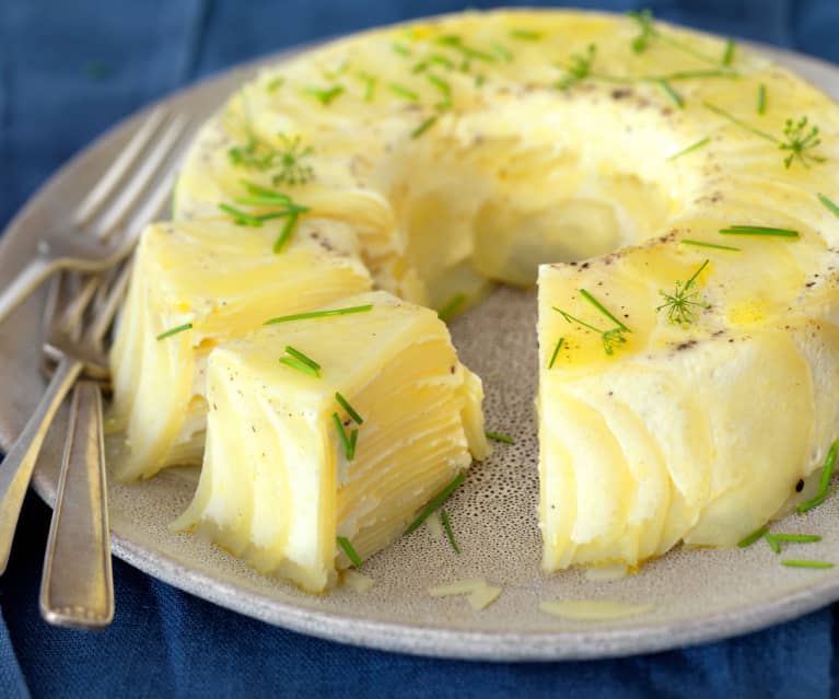 Couronne de pomme de terre à la vapeur