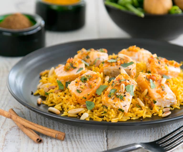 Salmon kabsa