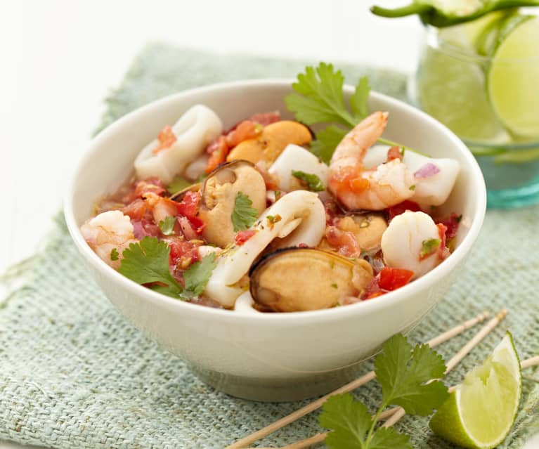 Mexikanische Salsa mit Frutti di Mare