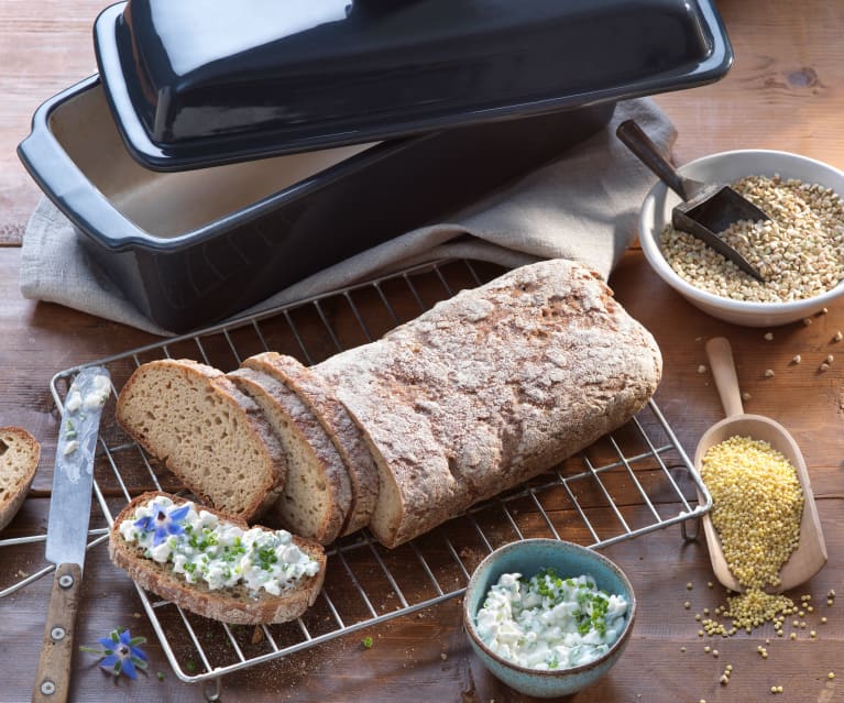 Buchweizen-Hirsebrot (glutenfrei)