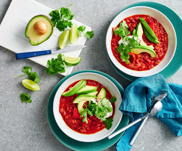 Smoky bean and tomato bowl (Diabetes, TM6)