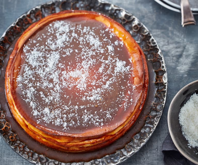 Kokosovo-karamelový cheesecake