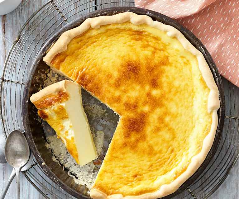 Tarte sucrée au fromage frais