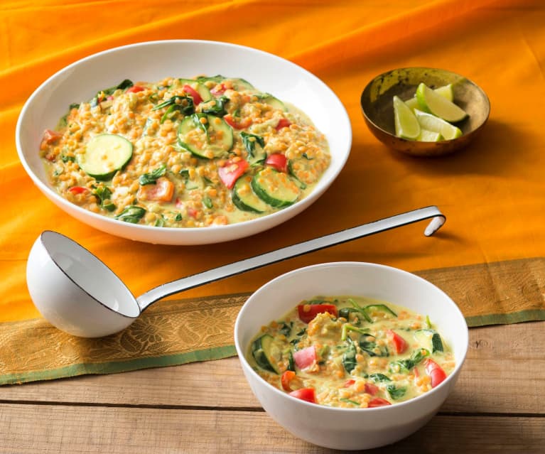 Zucchini, lentil and coconut stew Cookidoo® la nostra piattaforma