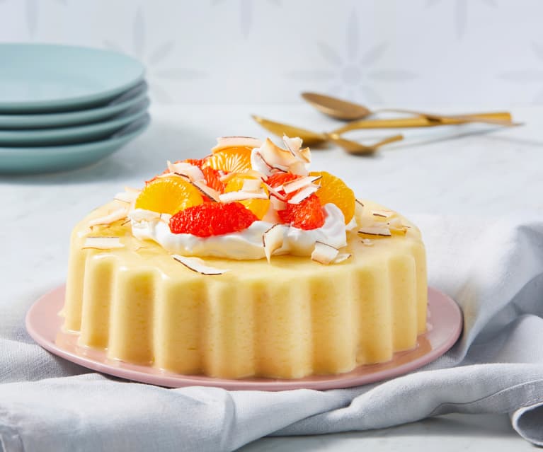 Creamy Orange and Pineapple Jello Mold