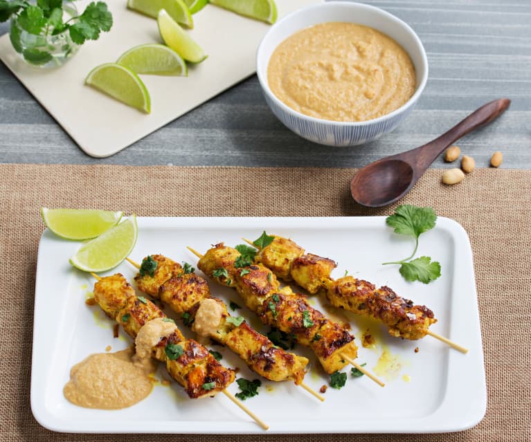 Chicken Satay with Peanut Sauce (Hestan Cue™) Metric Chicken Satay with Peanut Sauce (Hestan Cue™) Metric
