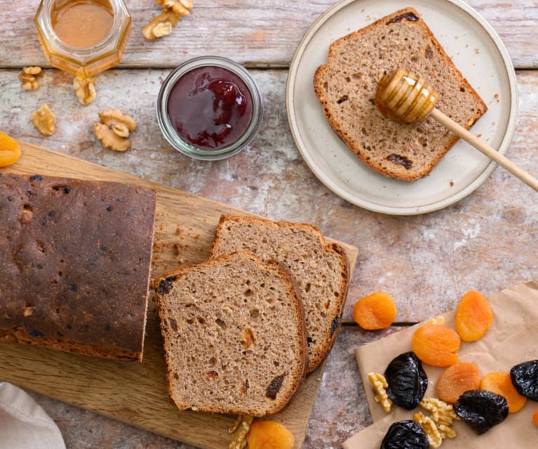 Pain aux différents fruits secs