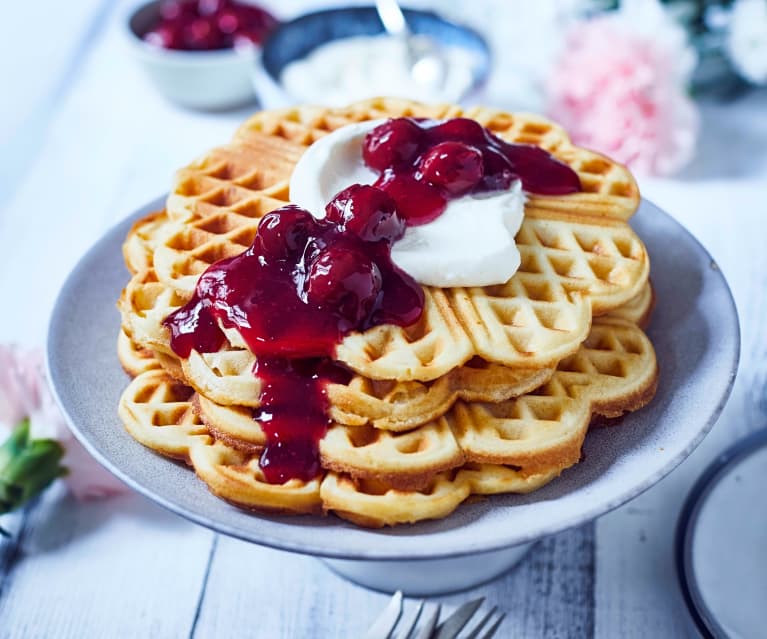 Klassische Waffeln