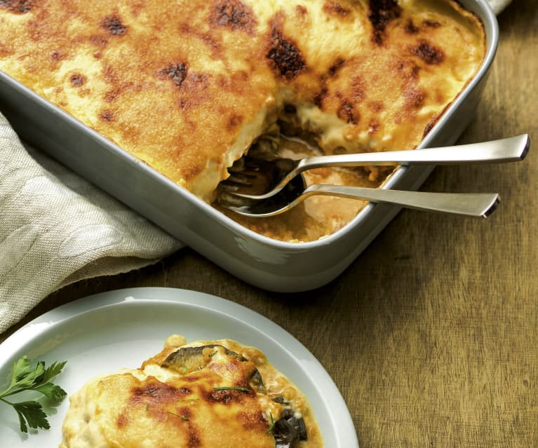 Moussaka met linzen