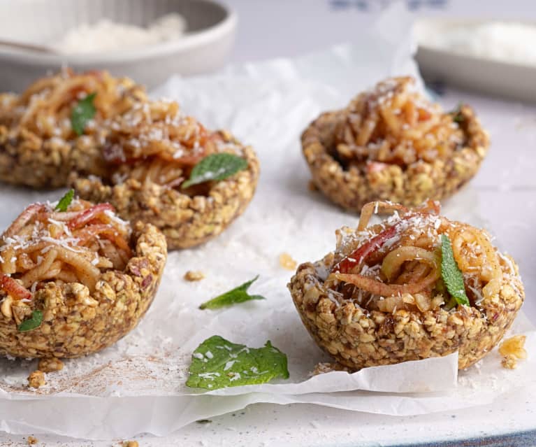 Spiralized Apple Tartlets