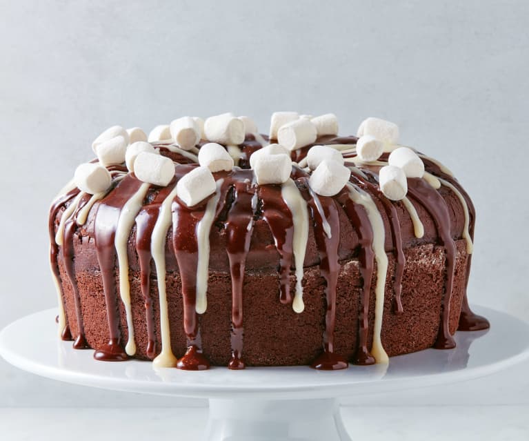 Hot Cocoa Bundt Cake