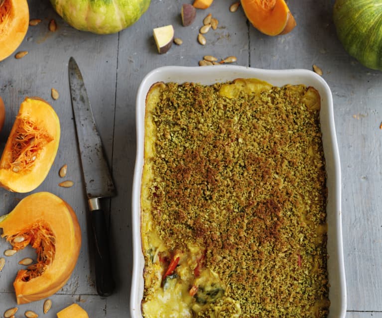 Carrot, Pumpkin and Chard Pie