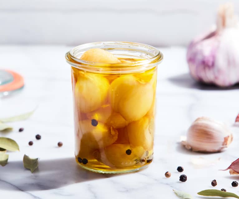 Easy 2-Ingredient Garlic Confit & Shallot Confit, Recipe