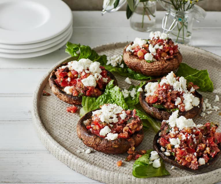 Gegrillte Portobello-Pilze