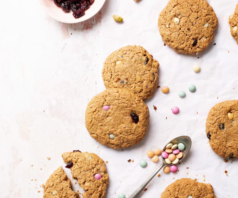 Galletas sin gluten de arroz, avena y chocolate - Recetas Thermomix