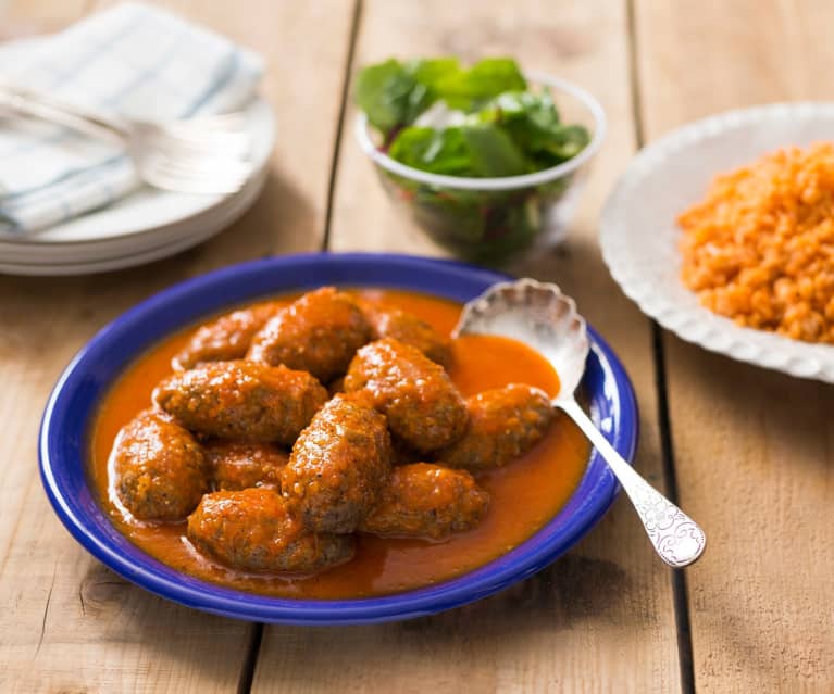 Albóndigas con arroz de tomate (Soutzoukakia) - Cookidoo® – la plataforma  de recetas oficial de Thermomix®