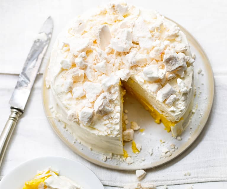 Vacherin à la mangue et à la vanille