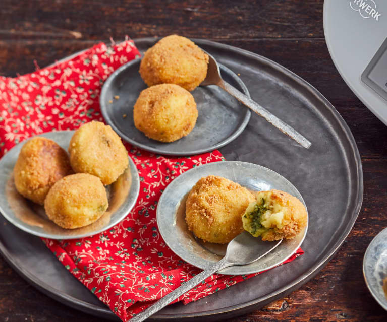 Cromesquis aux pois chiches et coriandre