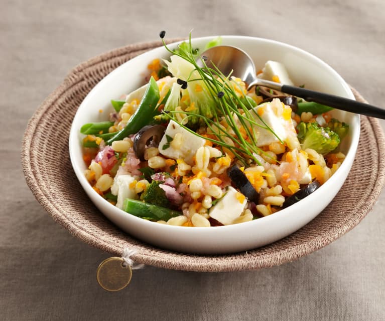 Salade de blé aux petits légumes