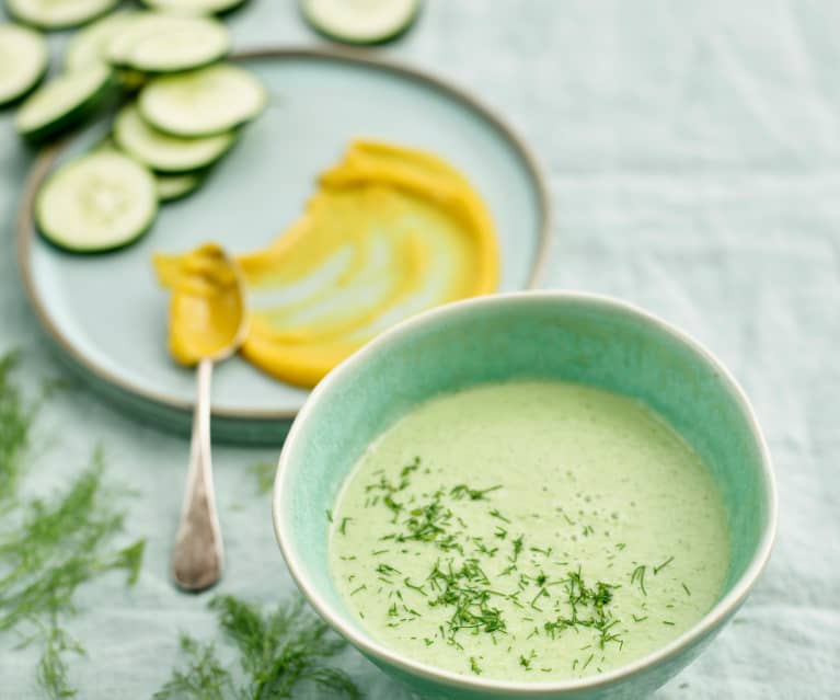 Sopa fria de pepino