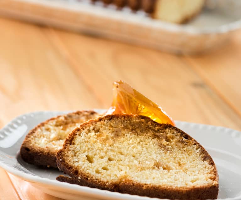 Cake de naranja confitada y almendra