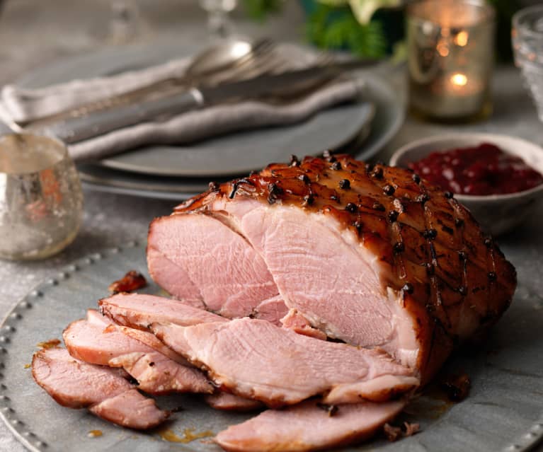 Marmalade Glazed Ham - The Toasty Kitchen