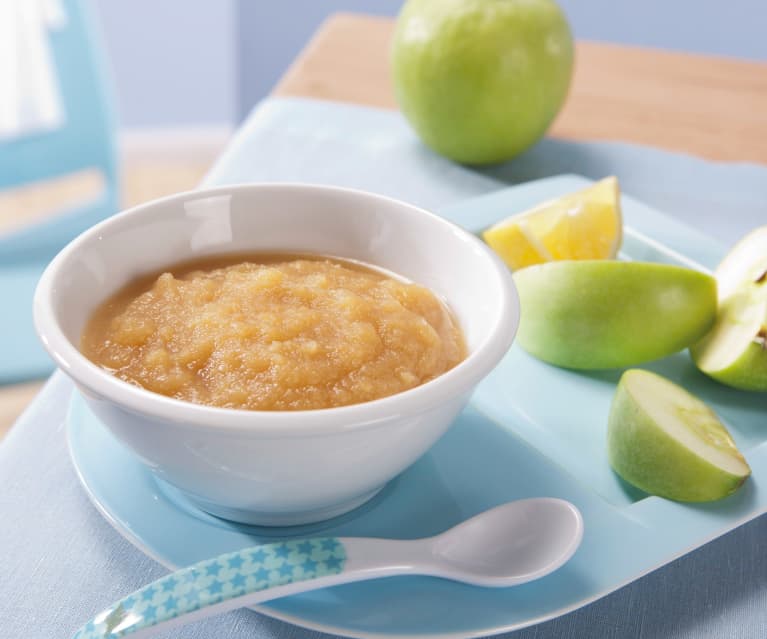 Merenda ai frutti rossi con mela Svezzamento