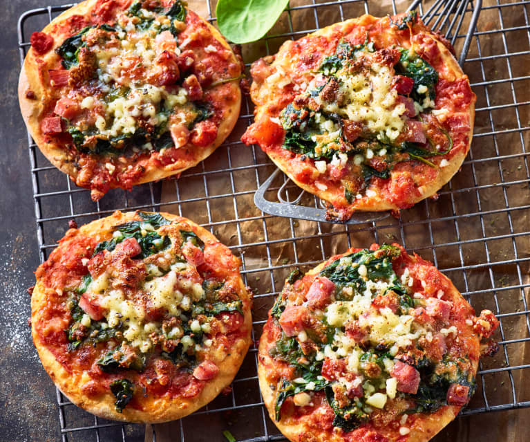 Mini pizzas «Tricolores »